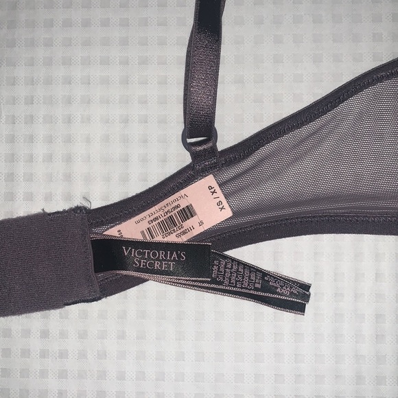 LAST TWO AVAILABLE!! - New Victoria's Secret Gray Mesh Bralette Size XS - Picture 4 of 13